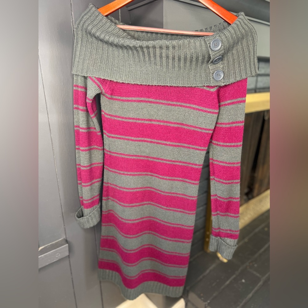 Y2K Derek heart sweater dress size S